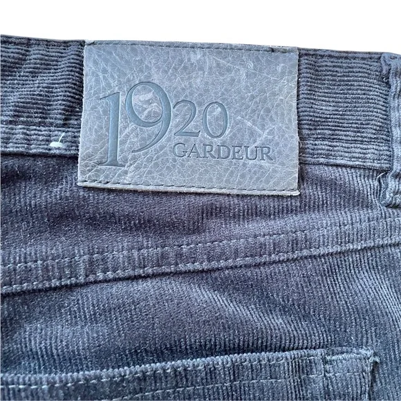 ❤️SOLD❤️ MENS 1920 GARDEUR CASUAL DARK BROWN CORDUROY PANTS JEANS STYLE 34/30 - Picture 6 of 11